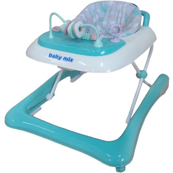 Dětské chodítko Baby Mix 2v1 mátové Zelená