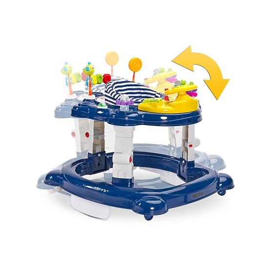 Dětské chodítko Toyz HipHop 3v1 šedé Šedá