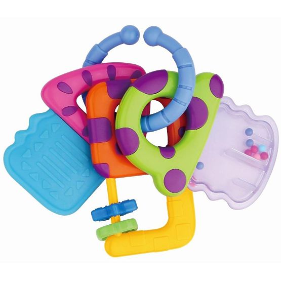 Dětské chrastítko Baby Mix 3 klíče Dle obrázku