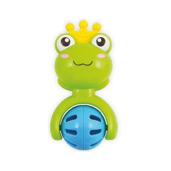 Dětské chrastítko Baby Mix žabička Zelená
