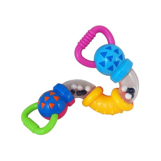 Dětské chrastítko Baby Mix zig zag Dle obrázku