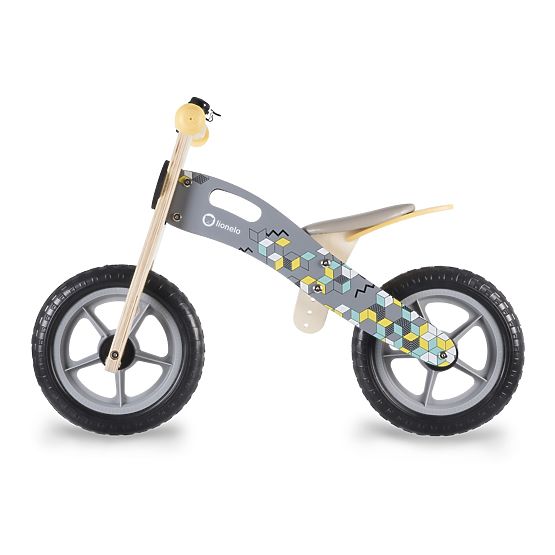 Dětské dřevěné odrážedlo LIONELO Casper šedé