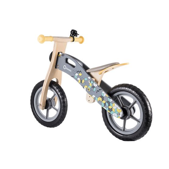 Dětské dřevěné odrážedlo LIONELO Casper šedé