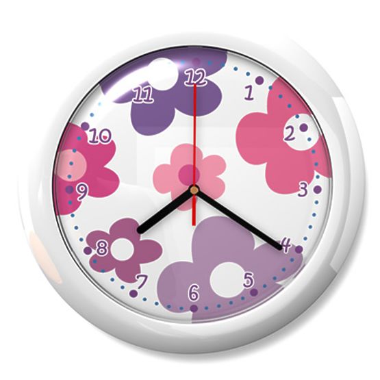 Dětské hodiny č. 34 Kytičky