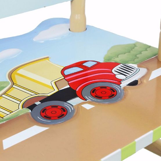 Dětské houpací křeslo Dopravní prostředky