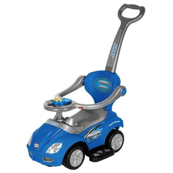 Dětské hrající jezdítko 3v1 Baby Mix blue Modrá