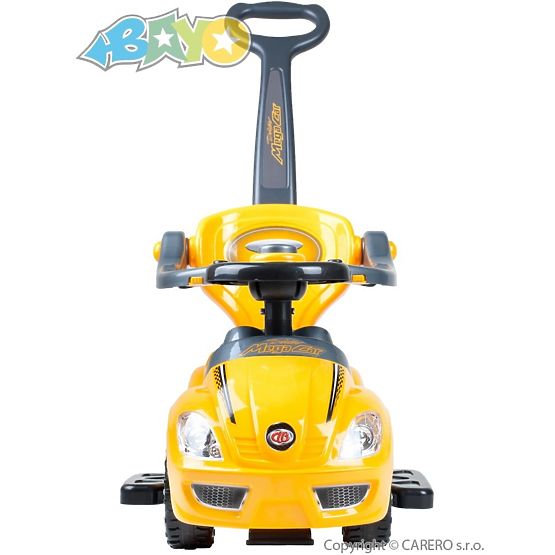 Dětské jezdítko 3v1 Bayo Mega Car yellow Žlutá