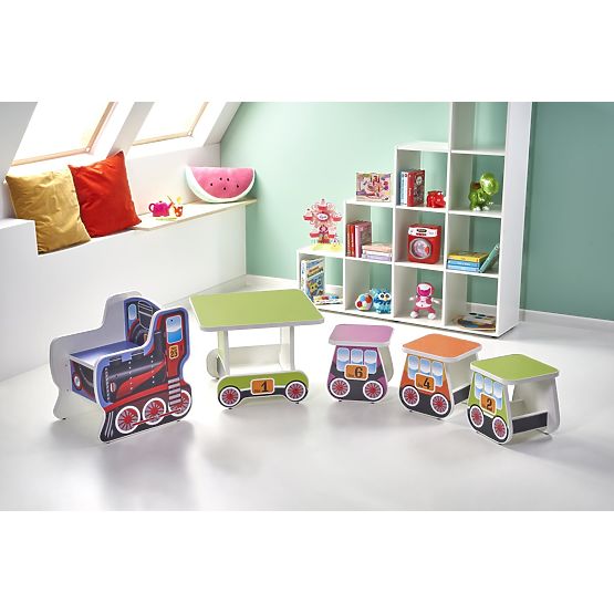 Dětské křesílko Lokomotiva