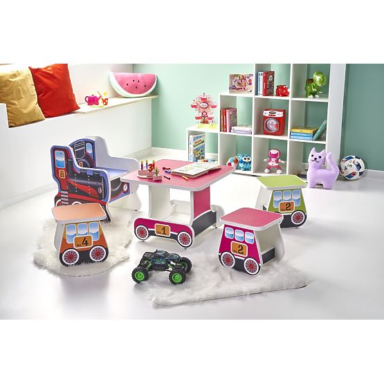 Dětské křesílko Lokomotiva