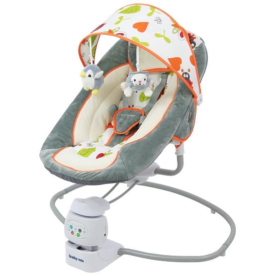 Dětské lehátko 2v1 Baby Mix grey Šedá