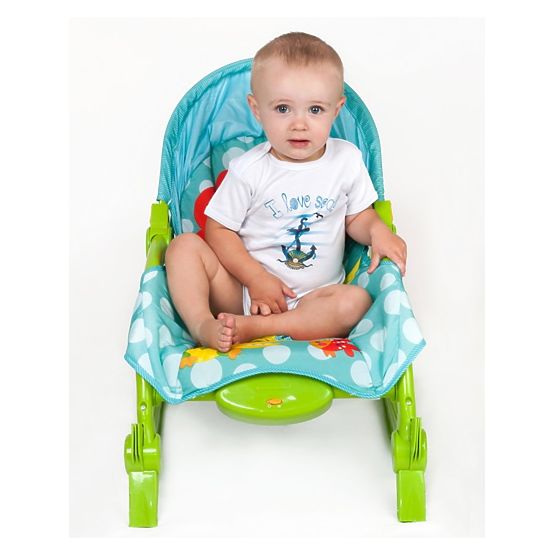 Dětské lehátko 2v1 Bayo green Zelená