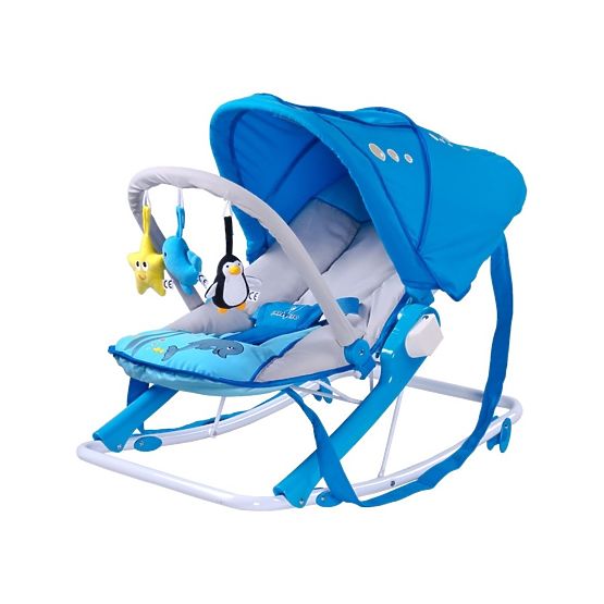 Dětské lehátko CARETERO Aqua blue Modrá