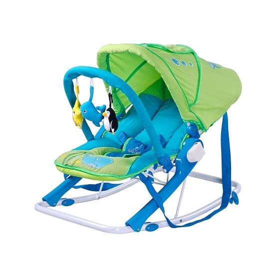 Dětské lehátko CARETERO Aqua green Zelená