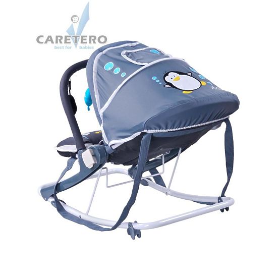 Dětské lehátko CARETERO Aqua grey Šedá