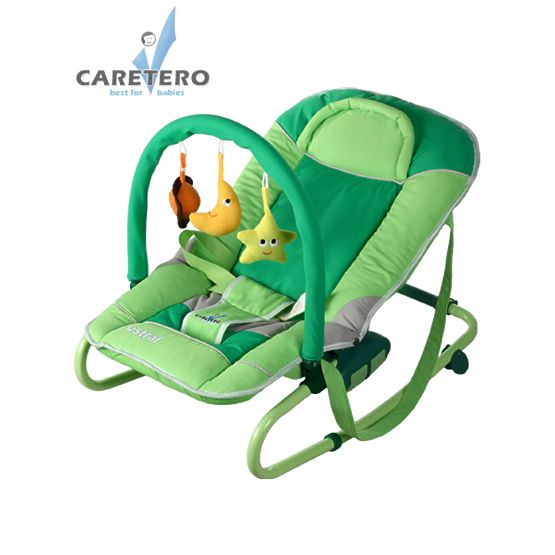 Dětské lehátko CARETERO Astral green Zelená