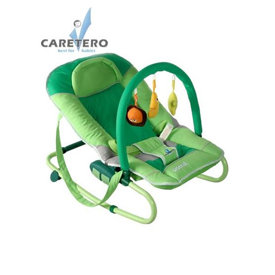 Dětské lehátko CARETERO Astral green Zelená