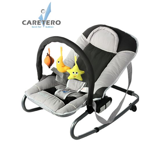 Dětské lehátko CARETERO Astral grey Šedá