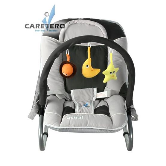Dětské lehátko CARETERO Astral grey Šedá