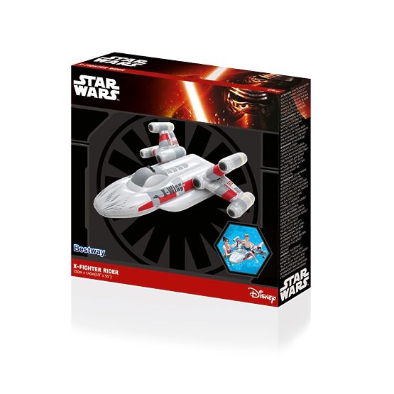 Dětské nafukovací letadlo do vody Bestway Star Wars Stříbrná