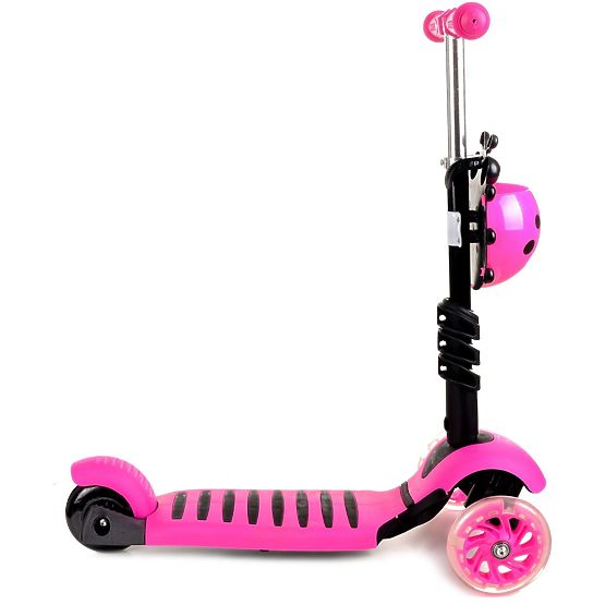 Dětské odrážedlo a koloběžka Beruška - růžové