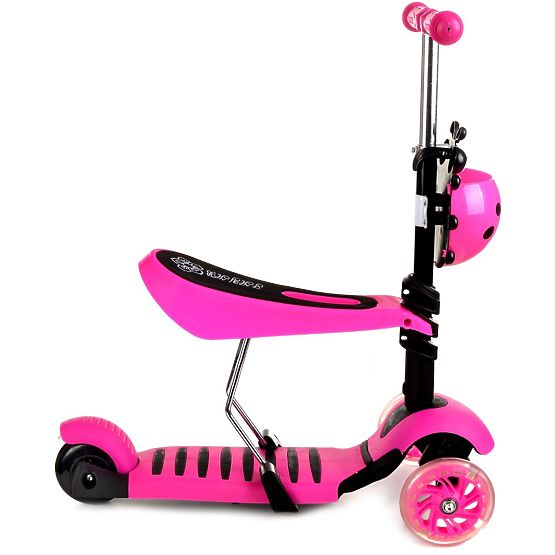 Dětské odrážedlo a koloběžka Beruška - růžové