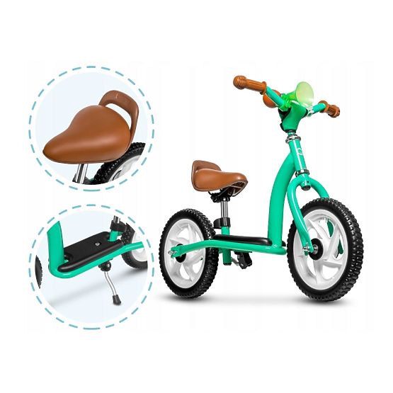 Dětské odrážedlo a koloběžka LIONELO Roy - mátové