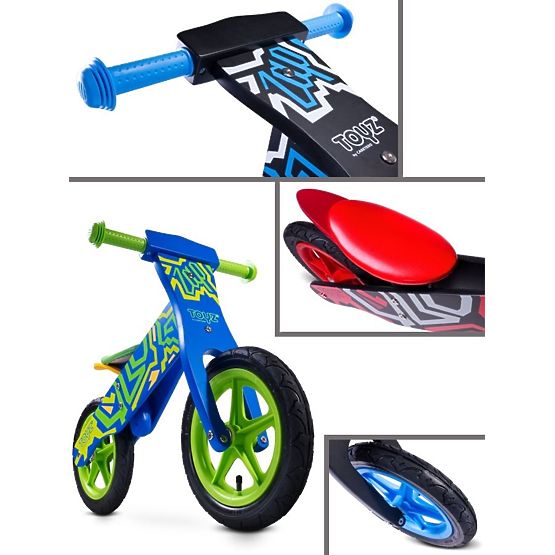 Dětské odrážedlo kolo Toyz  Zap 2018 green Zelená
