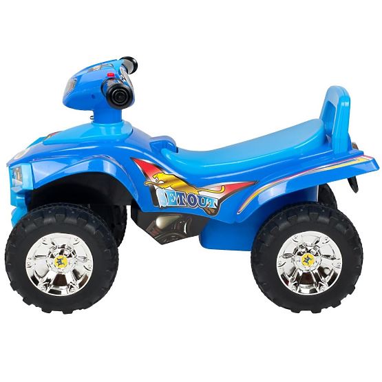 Dětské odrážedlo se zvukem Čtyřkolka Bayo blue Modrá