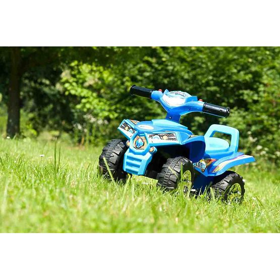 Dětské odrážedlo se zvukem Čtyřkolka Bayo blue Modrá