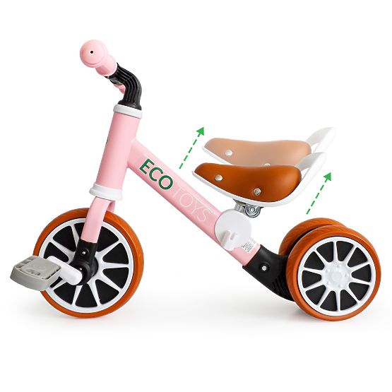 Dětské odrážedlo Sky 2v1 - růžové