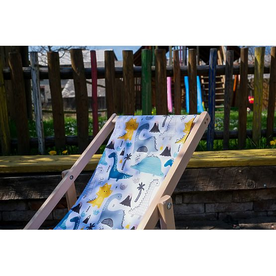 Dětské plážové lehátko Dinosauři