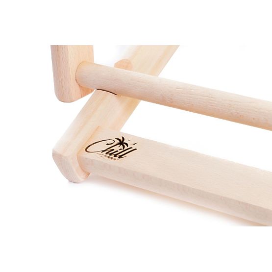 Dětské plážové lehátko Krab - modro-bílé