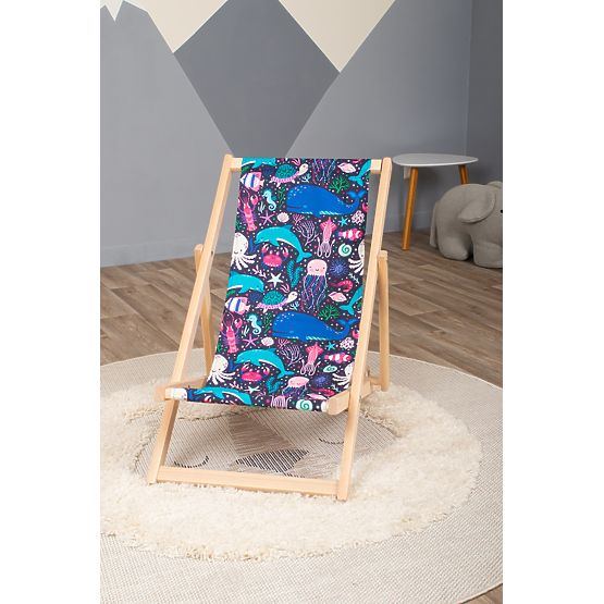Dětské plážové lehátko Mořský svět