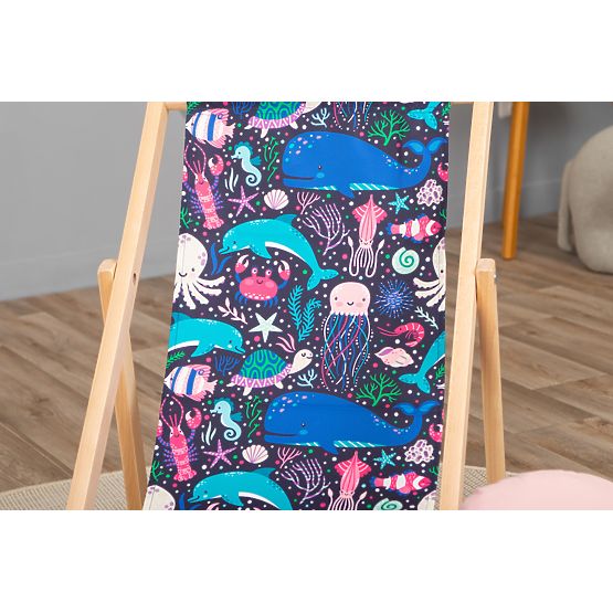 Dětské plážové lehátko Mořský svět