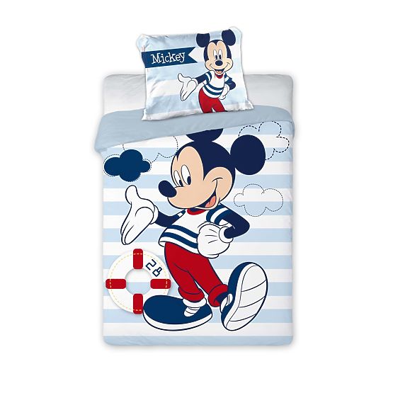 Dětské povlečení 100x135+40x60 Mickey Mouse 076