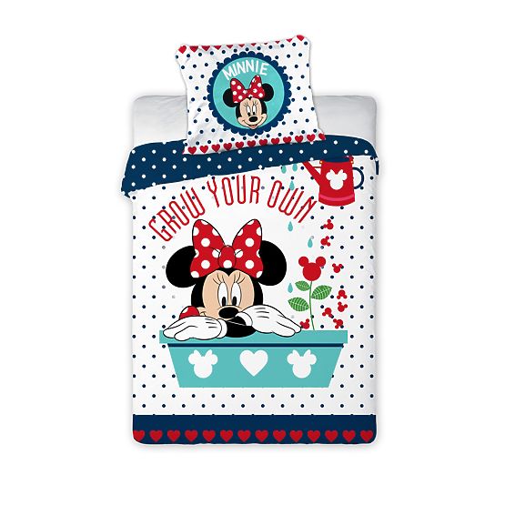 Dětské povlečení 135x100 + 60x40 Minnie Mouse 053