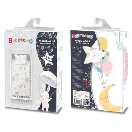 Dětské povlečení 135x100 cm + 60x40 cm Balónky