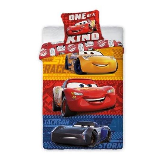 Dětské povlečení 140x200 + 70x90 Auta-Cars 3 018