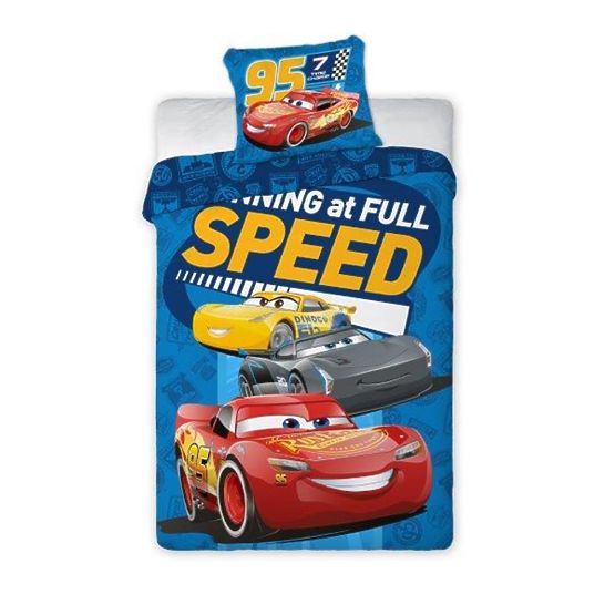 Dětské povlečení 140x200 + 70x90 Cars Speed
