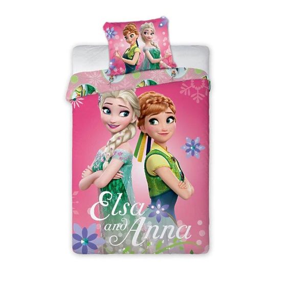 Dětské povlečení 140x200 + 70x90 Frozen Elsa a Anna