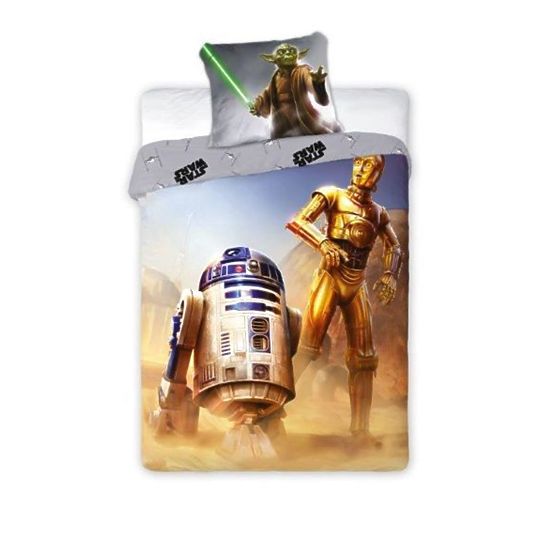 Dětské povlečení 140x200 cm + 70x90 Star Wars hrdinové
