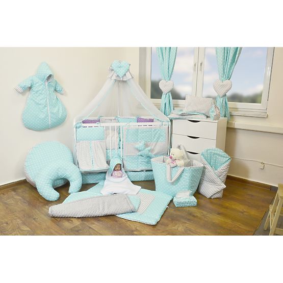Dětské povlečení Grey Mint