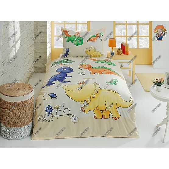 Dětské povlečení Hraví dinosauři