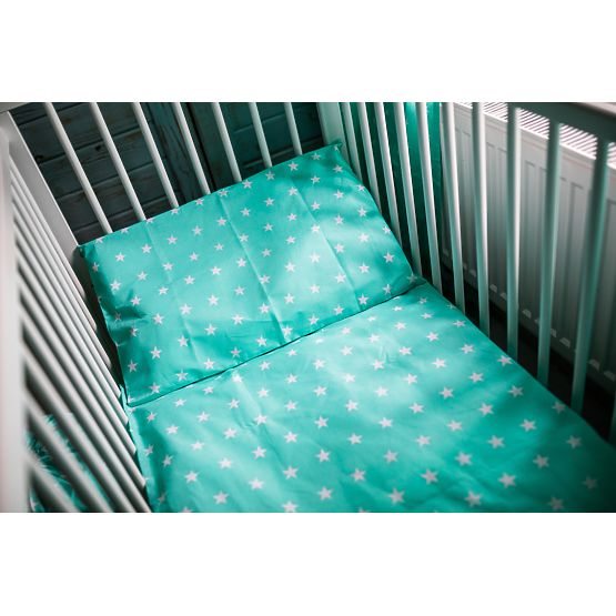 Dětské povlečení Hvězdy máta 88
