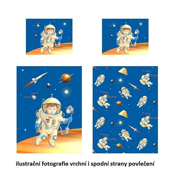 Dětské povlečení  Matějovský Kosmonaut
