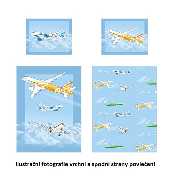 Dětské povlečení Matějovský Letadla