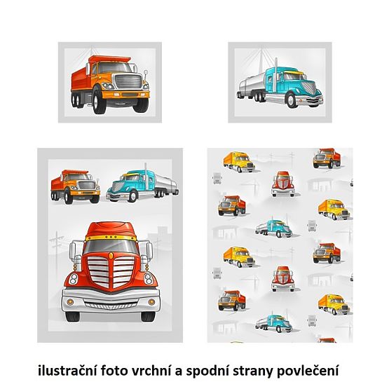 Dětské povlečení Matějovský Náklaďáky