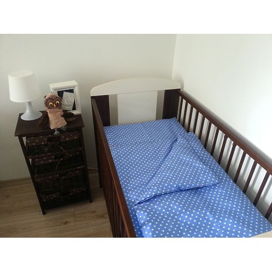 Dětské povlečení Puntíky modré