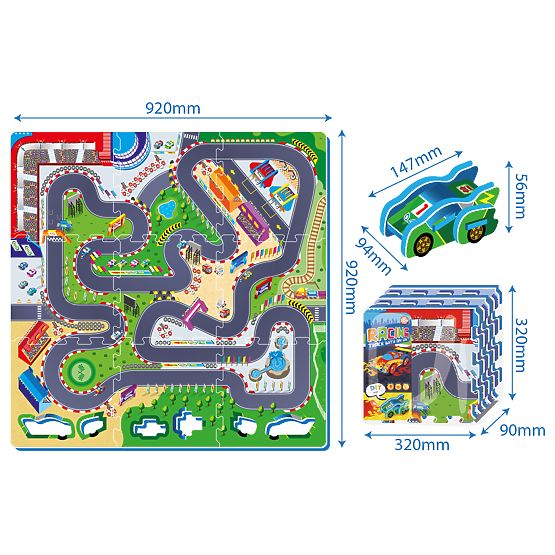 Dětské puzzle ZÁVODNÍ DRÁHA