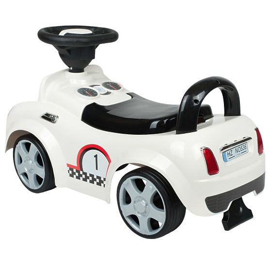 Dětské závodní odrážedlo se zvukem Bayo white Bílá